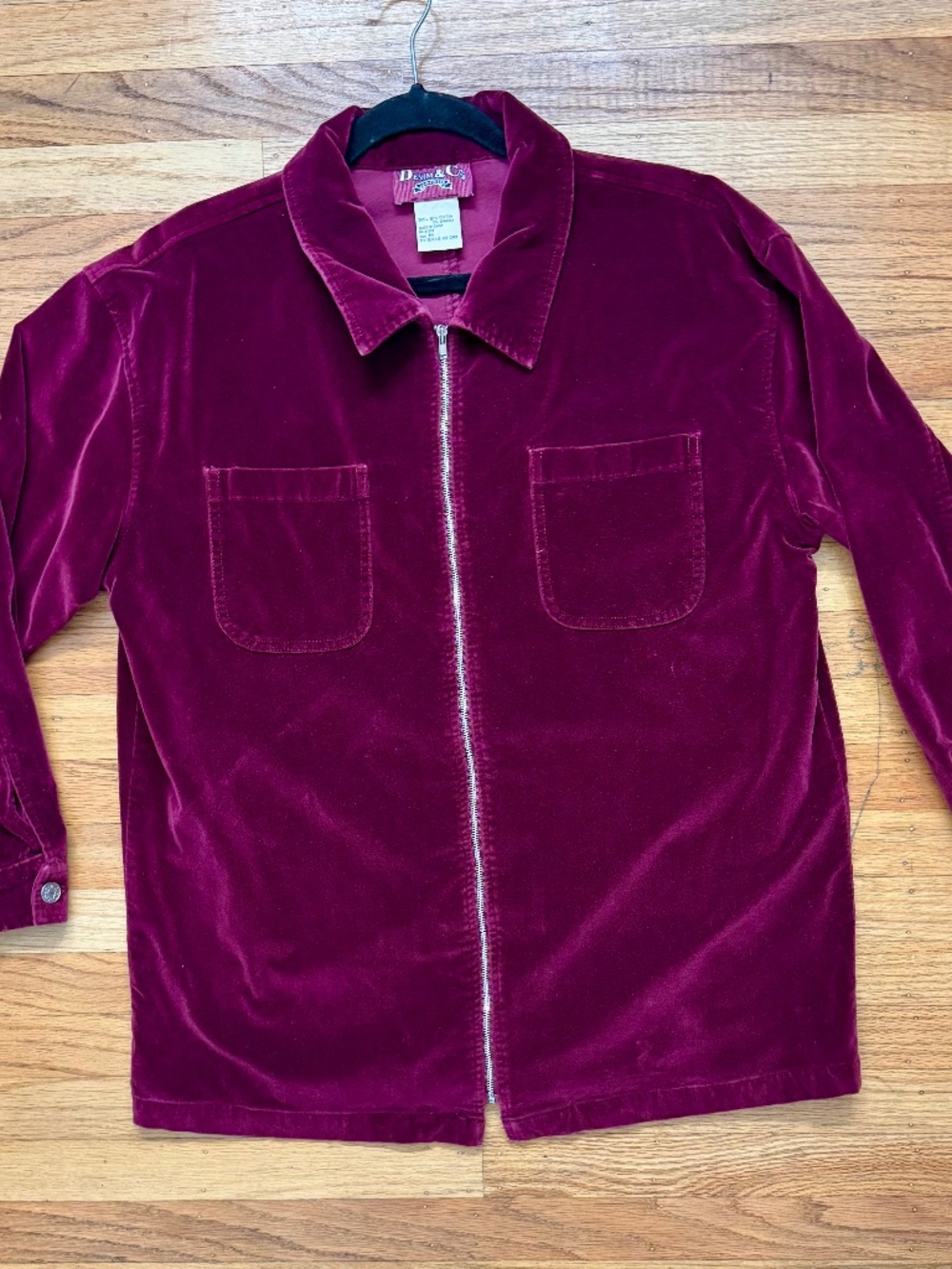 Denim & Co. Women's Burgundy  Jacket